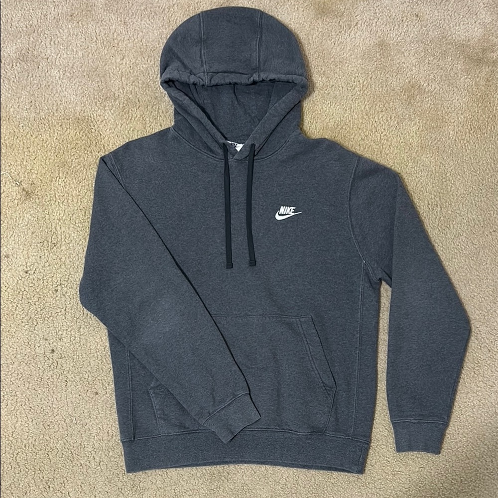 Nike Gray Sweatshirt with Iconic Swoosh